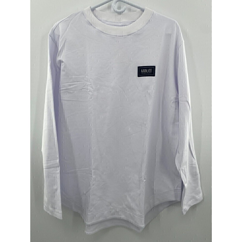 Krikate Studio Atelier White Long Sleeve Unisex T-Shirt One Size